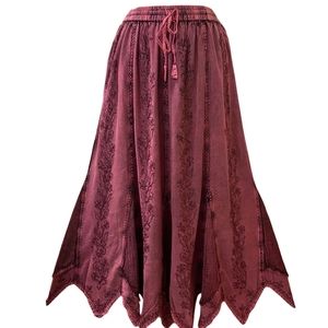 Bohemian Medieval Renaissance Netted Skirt